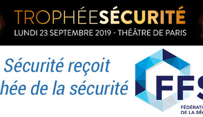 GEGIP sécurité reçoit le trophée du coup de cœur de la FFSP lors l’édition 2019 des trophées de la sécurité.