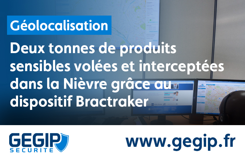 Deux tonnes de produits sensibles volées et interceptées dans la Nièvre grâce au dispositif Bractraker