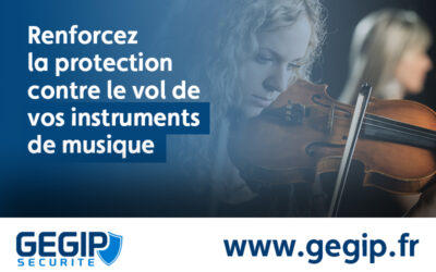 Renforcez la protection contre le vol de vos instruments de musique